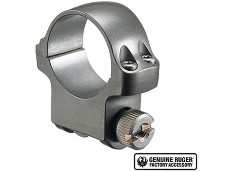 Ruger 90294 4KTG Scope Ring Silver 1" Medium