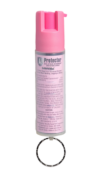 Sabre SRPNBCPKR02 Dog Spray  Capsaicin Range 12 ft 0.75 oz Pink Includes Key Ring                                                                                                                       
