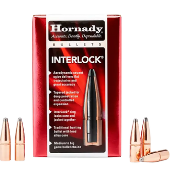 Hornady 2820 InterLock  7mm .284 139 gr Spire Point 100 Per Box/ 25 Case                                                                                                                                