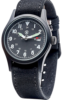 S&W SWW1464BK Smith & Wesson Military Watch Black                                                                                                                                                       