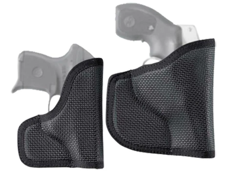 DeSantis Gunhide N38BJY8Z0 Nemesis Pocket Black Rubberized Fabric Fits Colt Officer/Defender Ambidextrous