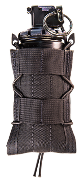 High Speed Gear 13TA10BK TACO Mag Pouch Single Black Nylon Belt Compatible w/ Rifle                                                                                                                     