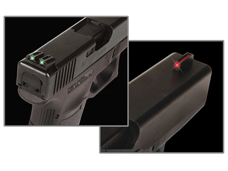 TruGlo TG131MP Fiber-Optic Red/Fiber Optic Front Sight-Green/Fiber Optic Rear Sight Smith & Wesson M&P/SD9/SD40