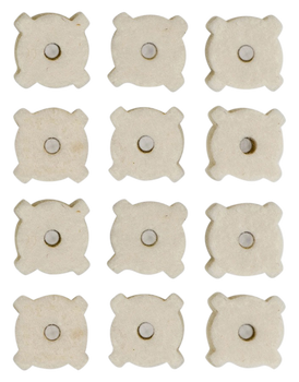 Otis FG2715PDB Star Chamber Cleaning Pads 5.56x45mm NATO Felt 12 PK                                                                                                                                     