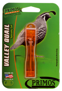 Primos PS339 Valley Quail  Bite Call Attracts Quail Brown Wood                                                                                                                                          