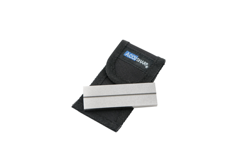 AccuSharp 027C Pocket Stone  Fine/Coarse Diamond Sharpener Gray                                                                                                                                         