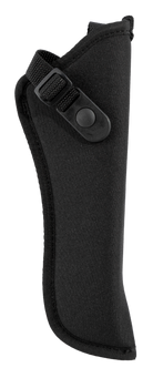 Uncle Mike's 21034 GunMate Hip Holster OWB Size 34 Black Tri-Laminate Belt Loop Fits Med/Lg Revolver Fits 4-6.50" Barrel Right Hand                                                                     
