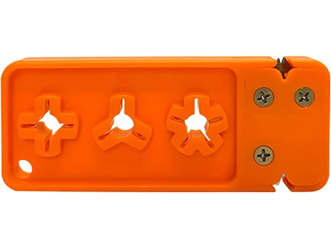 AccuSharp 013C Broadhead Sharpener & Wrench Tungsten Carbide Sharpener Orange