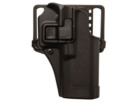 Blackhawk 410579BKR Serpa CQC OWB Size 79 Matte Black Polymer Belt Loop/Paddle Fits HK VP9/VP40 Right Hand