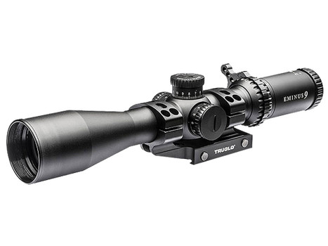 TruGlo TG-8541TLR Eminus Black Anodized 4-16x44mm 30mm Tube Dual Illuminated (Green/Red)TacPlex MOA Reticle