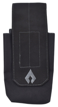 Advance Warrior Solutions ARSMPBL Single Mag Pouch Rifle Black MOLLE                                                                                                                                    