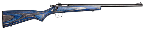 Crickett KSA2222 Youth  22 LR 1rd 16.12" Blued Barrel & Receiver, Fixed Front/Adjustable Rear Peep Sights, Blue Laminate Stock w/11.5" LOP, Rebounding Firing Pin Safety                                