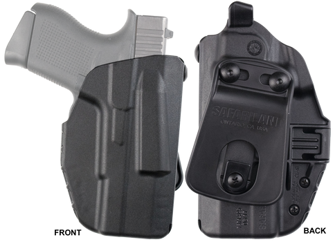 Safariland 737189518411 7371-7TS-ALS  OWB SafariSeven Compatible w/Glock 43, Paddle Mount Right Hand                                                                                                    