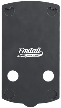 Foxtail Precision 100009 Red Dot Adapter Plate for Optics-Ready Pistol  Black Anodized Glock 43X/48 MOS Springfield Armory OSP                                                                          