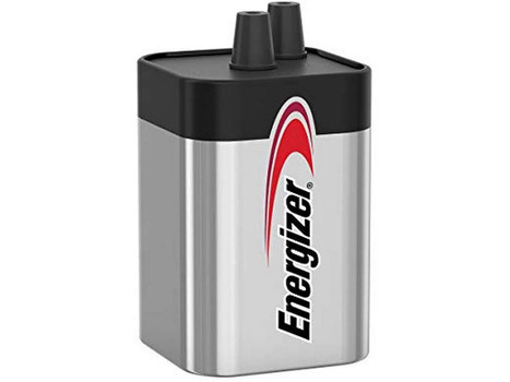 Energizer 5291D5 Lantern Battery Black & Silver 6.0 Volts, 17,500 mAh
