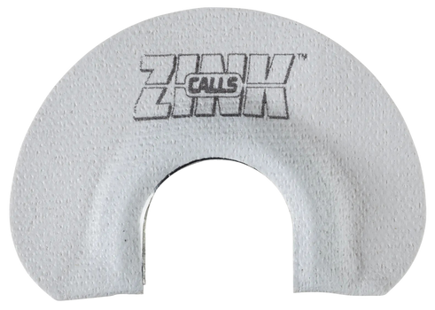 ZINK ZNKZNK312 Lucky Lady  Diaphragm Call Triple Reed Turkey Sounds White V-Notch Cut                                                                                                                   