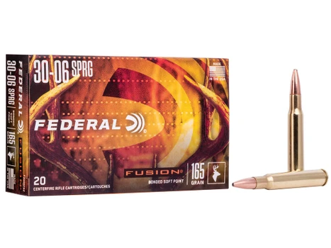 Federal F3006FS2 Fusion 30-06Springfield 165gr Bonded Soft Point 20 Per Box/10 Case