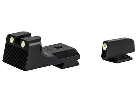 Kimber Mfg.,inc ML11230 1911 Ledged Night Sight Set Green/Tritium Black Outline Front Sight-Green/Tritium Black Outline Rear Sight