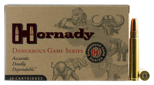 Hornady 82666 Dangerous Game  416Ruger 400gr Dangerous Game Solid 20 Per Box/6 Case                                                                                                                     