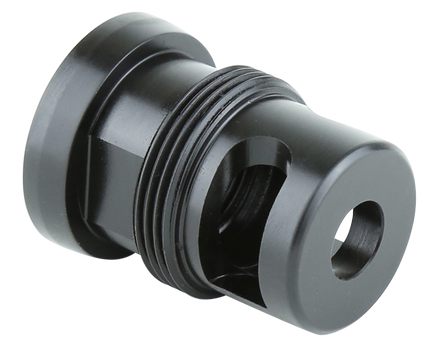 Griffin Armament TMM762 Taper Mount Minimalist Black 17-4 Stainless Steel with 5/8"-24 tpi Threads, 1.34" OAL & 1.07" Diameter for 30 Cal                                                               