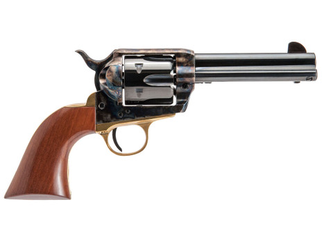 Cimarron PPP357 Pistolero 38 Special 6 Shot 4.75" Blued Steel Barrel, Blued Cylinder, Color Case Hardened Steel Frame, Walnut Grip, Exposed Hammer