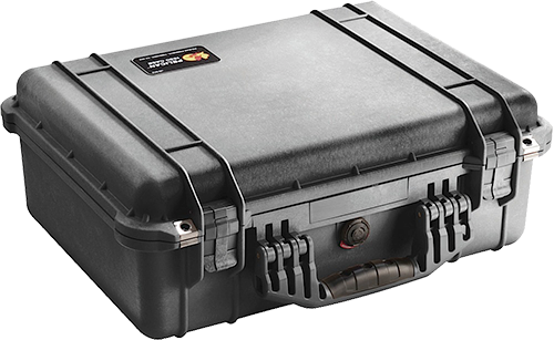 Pelican 1520000110 Protector Case Black Polypropylene Holds Handgun                                                                                                                                     