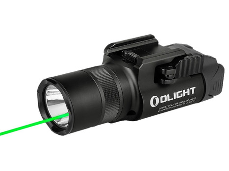 Olightstore Usa Inc BALDRPRORBK Baldr Pro R Black Anodized 300/500/1,350 Lumens White LED Green Laser