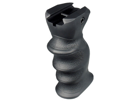 UTG RBFGRP172B UTG Combat Foregrip Black Polymer