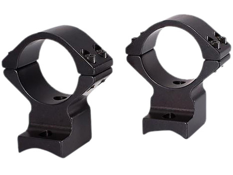 Talley 95X719 Scope Mount/Ring Combo Black Anodized Aluminum 1" Tube, Savage (8-40) Round Receiver w/Accutrigger, High Rings