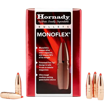 Hornady 45010 MonoFlex  45 Cal .458 250 gr MonoFlex 50 Per Box/ 15 Case                                                                                                                                 