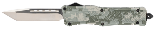 CobraTec Knives LADCCTK1LTNS CTK-1  Large 3.75" OTF Tanto Plain D2 Steel Blade/Army DigiCamo Aluminum Handle Features Glass Breaker Includes Pocket Clip                                                