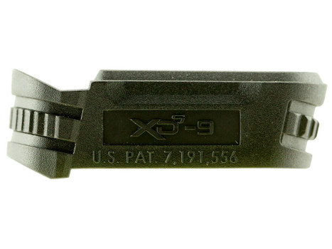 Springfield Armory XDS5902M Backstrap Sleeve made of Polymer with Black Finish & 1 Piece Design for 9mm Luger Springfield XD-S with #2 Backstrap & 3.30"-4" Barrel