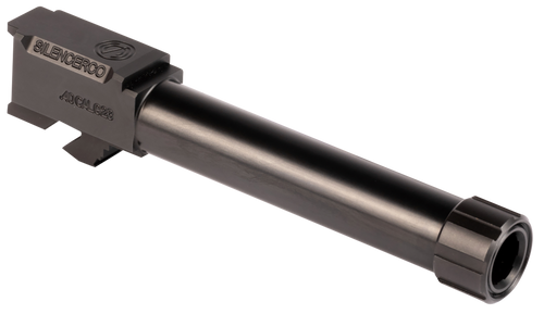 SilencerCo AC1757 Glock  40 S&W 4.50" Threaded Black Nitride Stainless Steel, Fits Glock 23                                                                                                             