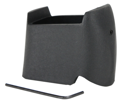 Pachmayr 03851 Mag Sleeve  Compatible w/Glock 17/22 Mags To Fit Glock 26/27 Models, Black Polymer                                                                                                       