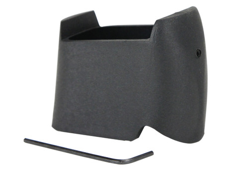 Pachmayr 03851 Mag Sleeve Compatible w/Glock 17/22 Mags To Fit Glock 26/27 Models, Black Polymer