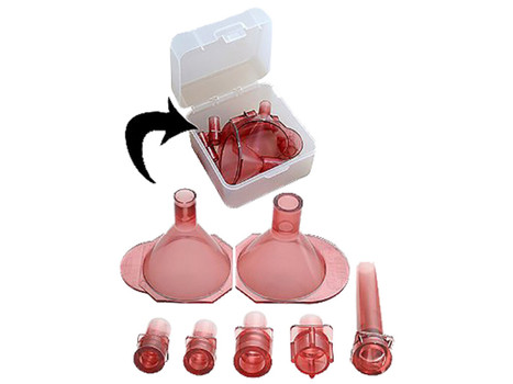 MTM Case-Gard AF7 Universal Powder Funnel Kit Red Multi-Caliber Plastic