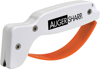 AccuSharp 007C AugerSharp Sharpener Diamond Tungsten Carbide Sharpener White/Orange                                                                                                                     