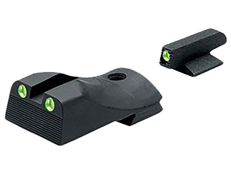 Kimber Mfg.,inc ML11212 1911 Slant Fixed Night Sight Set Green/Tritium Black Outline Front Sight-Green/Tritium Black Outline Rear Sight