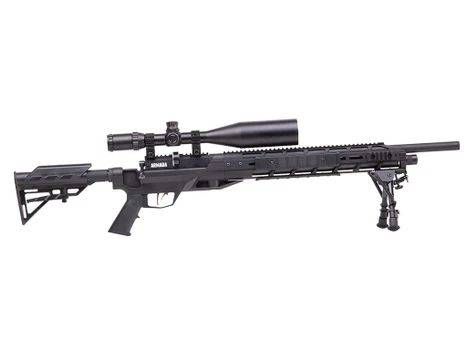 Benjamin BTAP22SX Tactical Armada PCP 22 Pellet 10+1 Shot Black Black Receiver Black M4 Telescopic Stock Scope 4-16x50mm AO