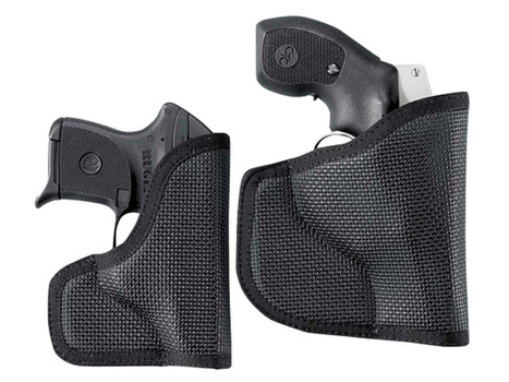 DeSantis Gunhide N38BJP6Z0 Nemesis Pocket Black Rubberized Fabric Fits Colt Mustang/Pony/Pocketlite Right Hand