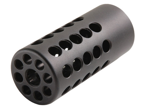 Tactical Solutions PLCMPMB Pac-Lite Compensator Black Matte Aluminum with 1/2"-28 tpi Threads for 22 LR Ruger Mark I, III, IV, II