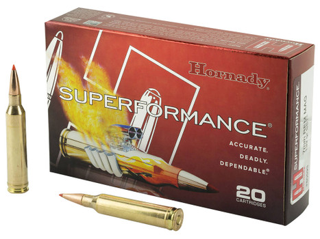 Hornady 80593 Superformance 7mmRemMag 139gr Super Shock Tip 20 Per Box/10 Case