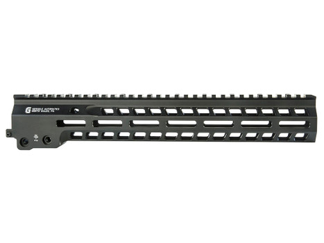 Geissele Automatics 05573B Super Modular Rail MK14 13.50" M-LOK, Black Aluminum for AR Platform, Barrel Nut Included