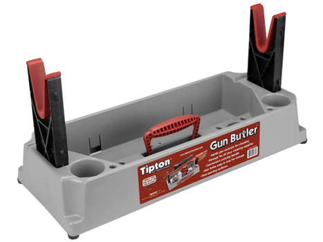 Tipton 100333 Gun Butler Rifle/Shotgun Firearm Gray/Red Plastic
