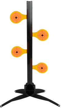 Birchwood Casey 47421 World of Targets Dueling Tree 3.50" Rimfire Pistol/Rifle Orange/Yellow Steel Circle w/Crosshair & Diamond                                                                         