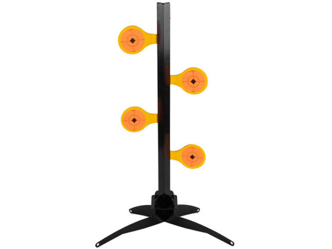 Birchwood Casey 47421 World of Targets Dueling Tree 3.50" Rimfire Pistol/Rifle Orange/Yellow Steel Circle w/Crosshair & Diamond