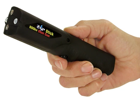 Zap ZAPSTK800FB Zap Stick Stun Gun Close Contact Black Plastic