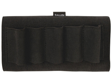 Allen 205 Shotgun Shell Holder Black Elastic 5rd Shotgun Buttstock Mount