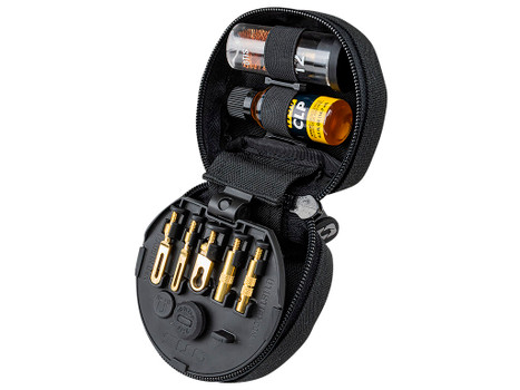 Otis FG753G 3-Gun Competition Cleaning Kit Multi-Caliber 12 Gauge Firearm Type Universal Bronze Bristle