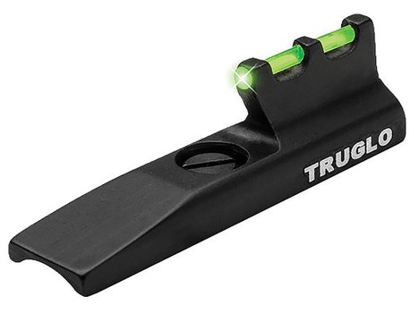 TruGlo TGTG975G Front Sight Rimfire Rifle Marlin Green Front Fiber Optic Black Frame